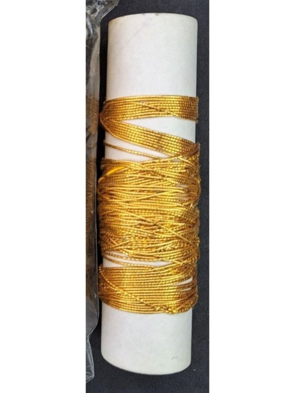 Vintage Westrim Metallic Elastic Cord 100+ Yards Gold & Silver Craft Supplies - Picture 6 of 7
